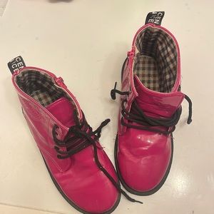 Dinimigi hot pink girls boots #barbie Halloween